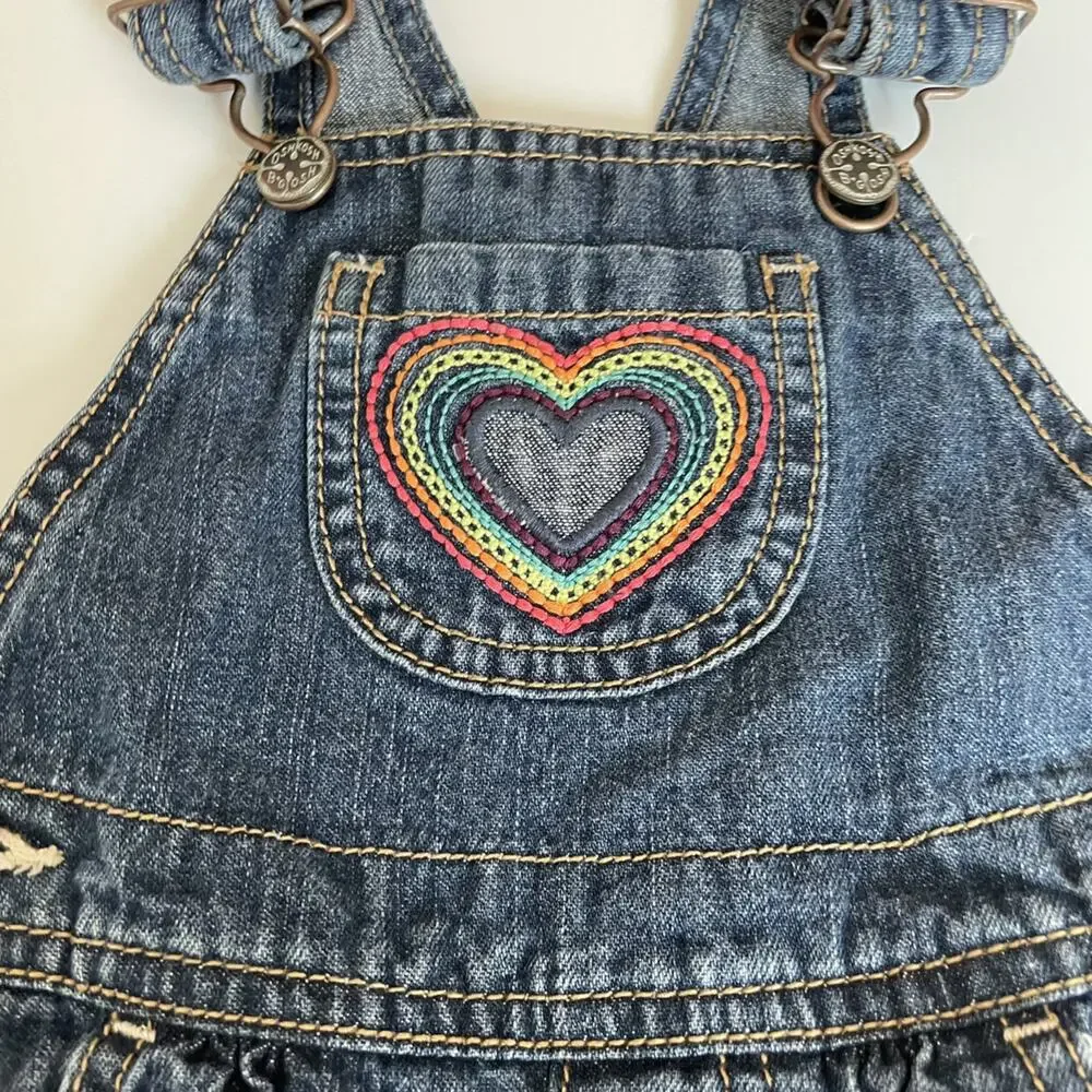 Oshkosh Denim Heart Overalls